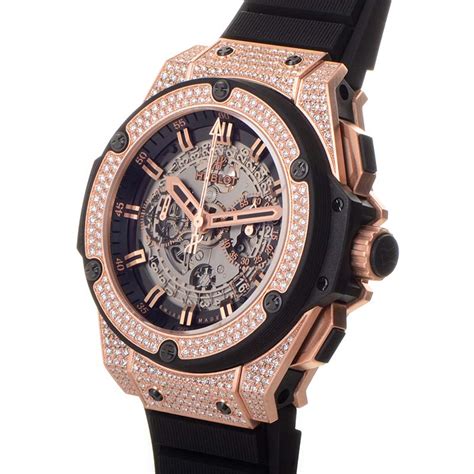 Hublot King Power Unico Gold Pave 